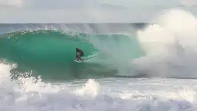 Man Surfing. Best Surf Locations In Victoria.